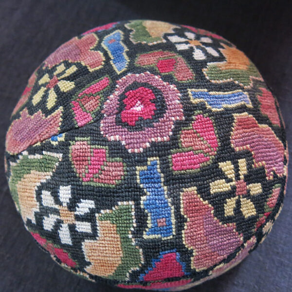UZBEKISTAN – BOKHARA Silk cross stitch embroidered ethnic hat