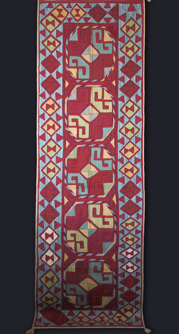 AFGHANISTAN LAKAI wool hand woven kilim runner