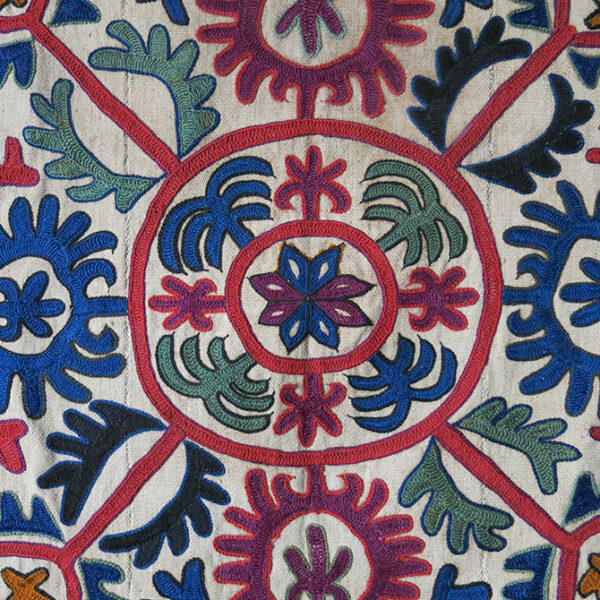 KYRGYZSTAN – Tribal talisman silk embroidery yurt hanging