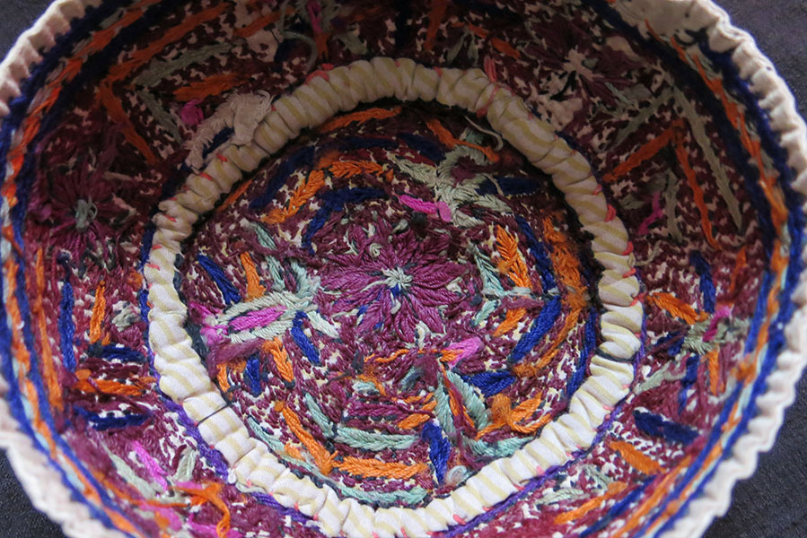 AZERBAIJAN - SHAHSAVAN tribal silk embroidery hat