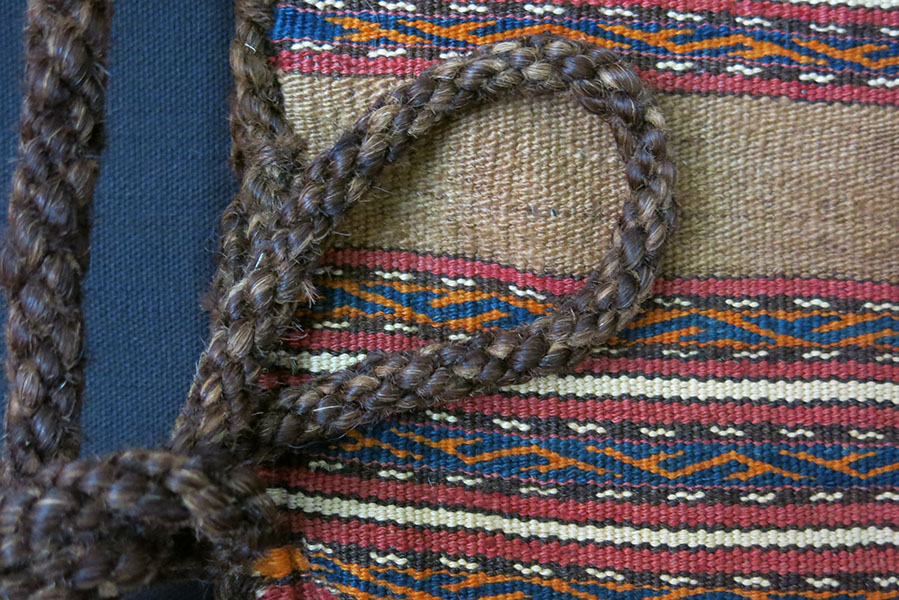 MIDDLE AMU DARYA TURKMEN shepherd's kilim shoulder bag