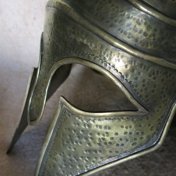TURKEY - ISTANBUL CONSTANTINOPLE Hand forged and hammered SPARTAN Helmet