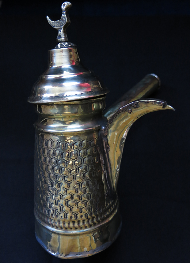 SYRIAN ALEPPO Handmade brass Coffee pot