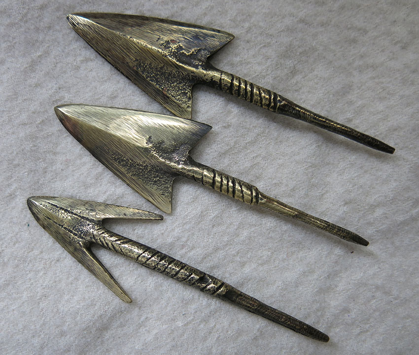 ASIA MINOR - IONIA SMYRNA - cast bronze spear heads