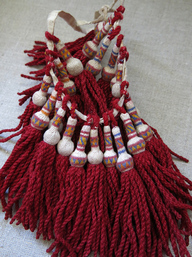 ALBANIA HAND knitted WOOL DERVISH TASSELS