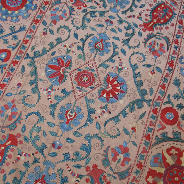 UZBEKISTAN BOKHARA silk suzani embroidery