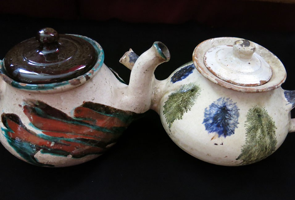 ANATOLIA - GALLIPOLI - TROY CANAKKALE clay handmade teapots