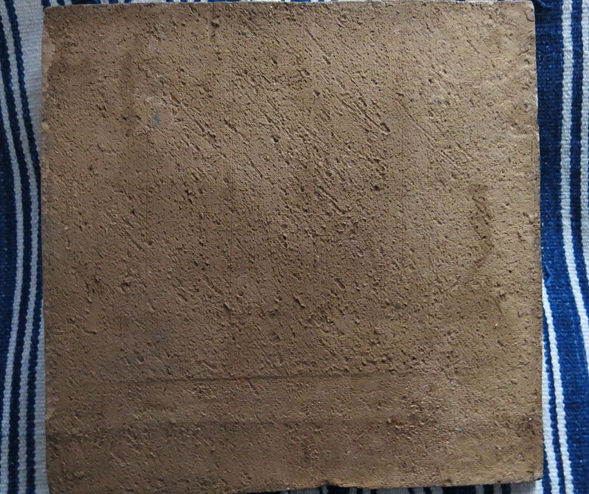 PERSIA QAJAR style glazed square ceramic tile