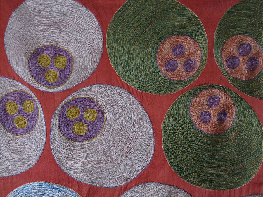 UZBEKISTAN SHEHRISABZ Silk embroidery hanging