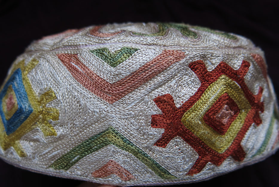 UZBEKISTAN – SHAHRISABZ LAKAI silk embroidery hat