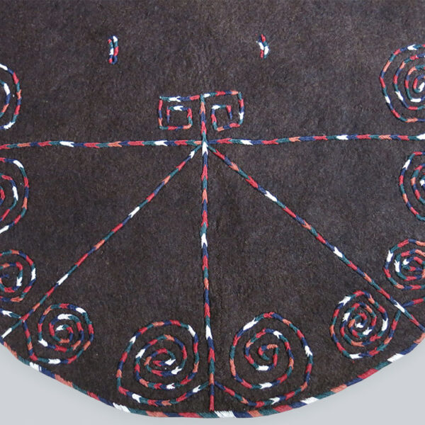 TURKMENISTAN - YOMUD ceremonial felt Horse blanket