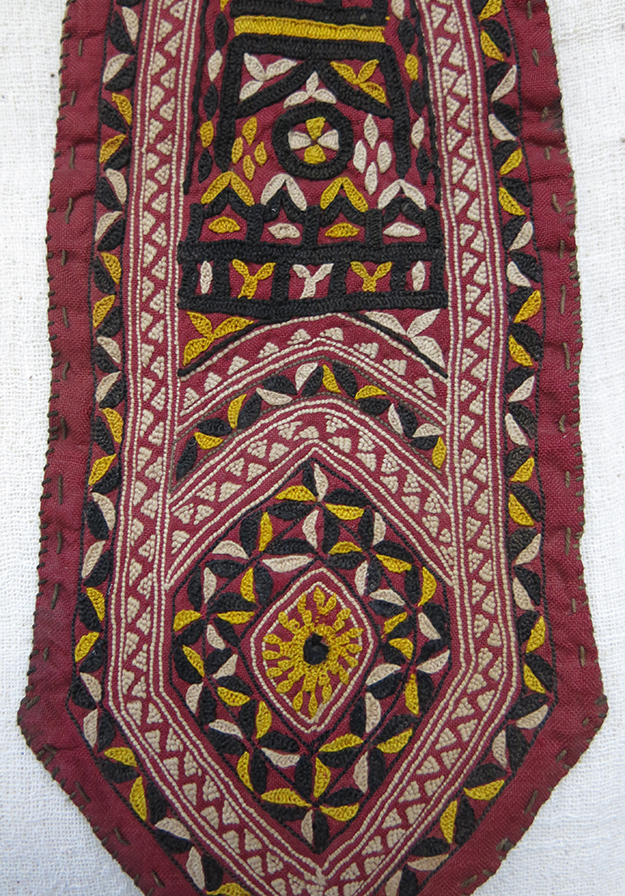 TURKMENISTAN - State official silk embroidered ties