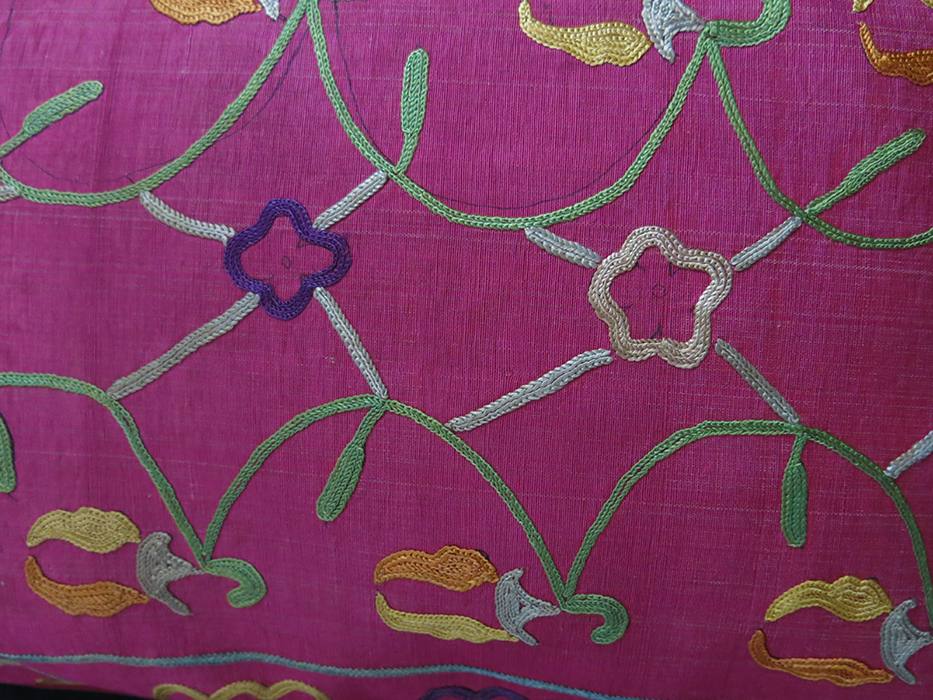 UZBEKISTAN Old Silk Ikat Pillow Covers