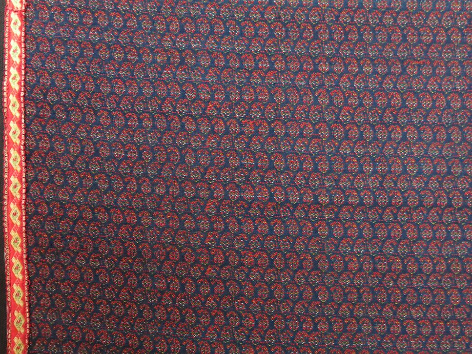 PERSIA - KASAN Wool hand loomed Termeh textile