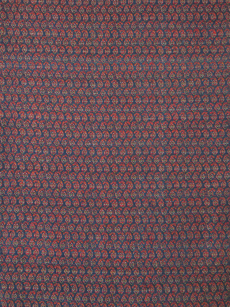 PERSIA - KASAN Wool hand loomed Termeh textile