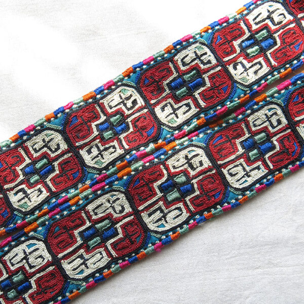 TURKMEN YOMUD Silk Embroidered Woman's belt