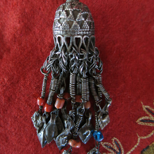 TURKMEN ERSARY silver costume pendant/hanging