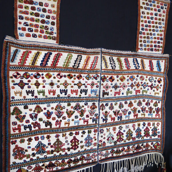 PERSIA QASHKAI tribal horse ceremonial saddle blanket
