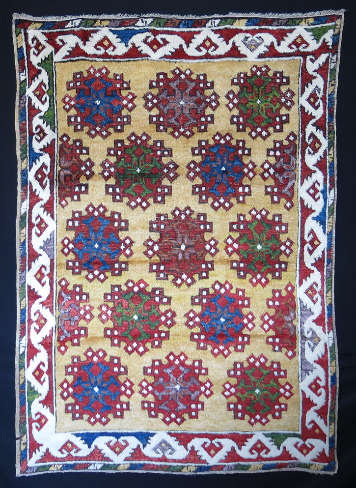 KONYA KARAPINAR revival Holbein the younger design rug