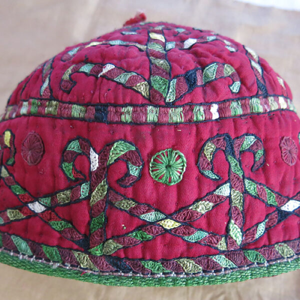 AFGHANISTAN ERSARY TURKMEN tribal ceremonial hat