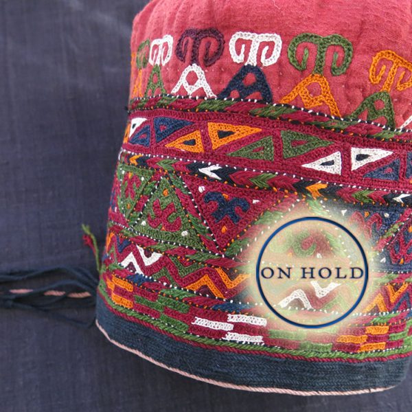 ERSARY – Kisil Ayak Turkmen woman's HAT