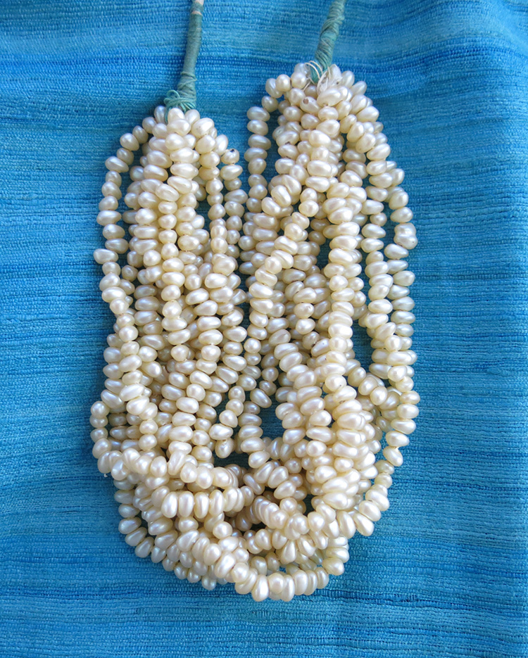 NATURAL FRESH WATER pear shape PEARL Necklace