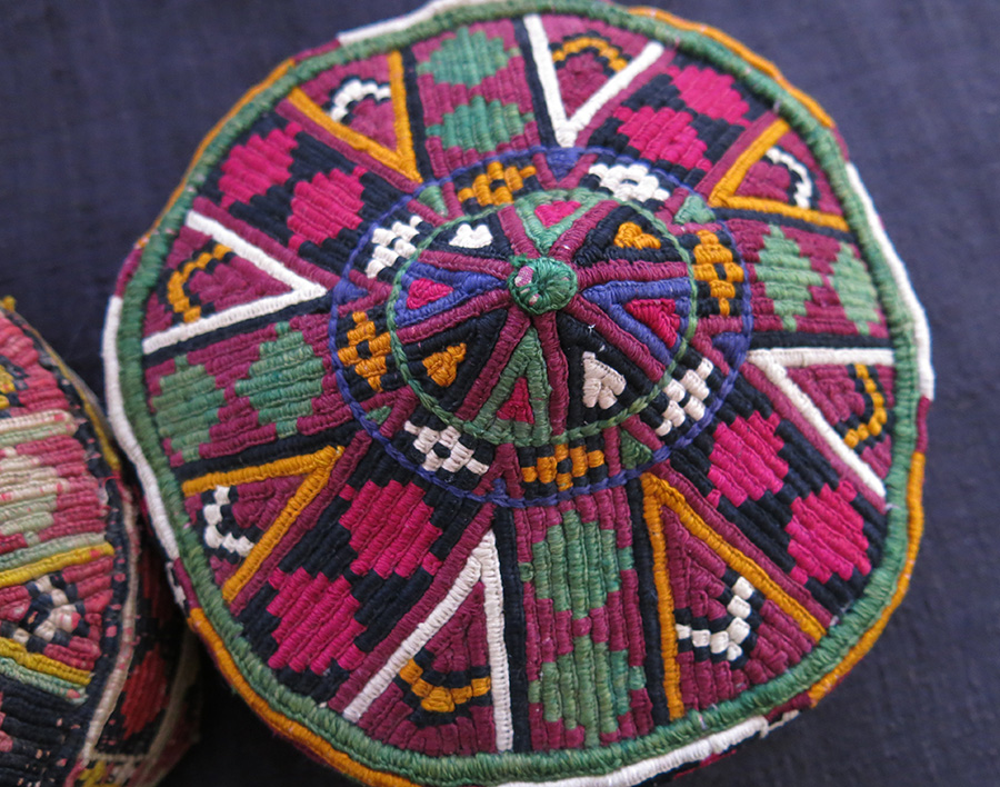 AFGHANISTAN ERSARY Turkmen pair of hats