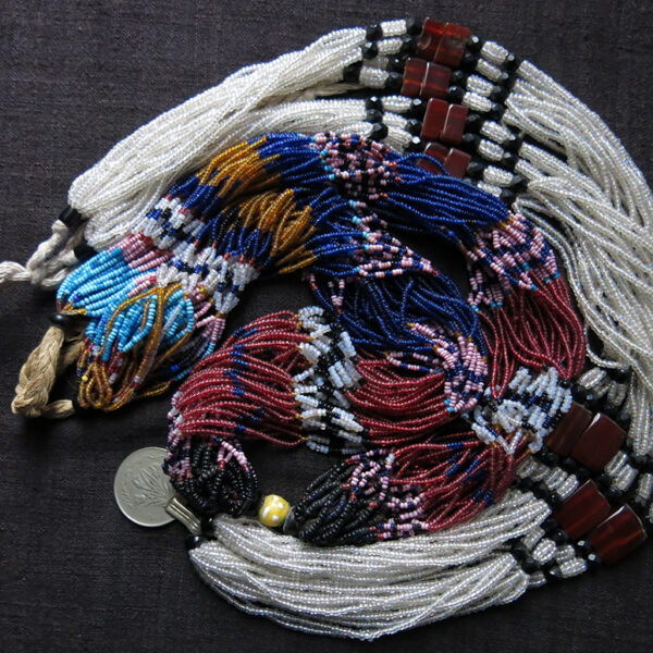 AFGHANISTAN Tribal fine beaded necklaces