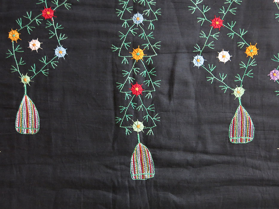 CENTRAL ANATOLIA - Dervish embroidered PRAYER mat