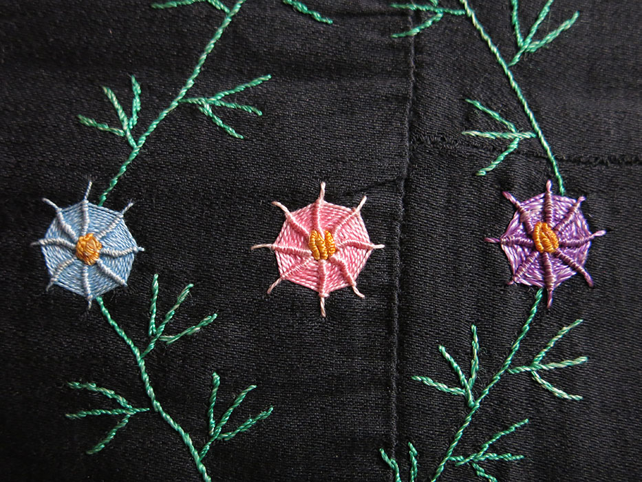 CENTRAL ANATOLIA - Dervish embroidered PRAYER mat