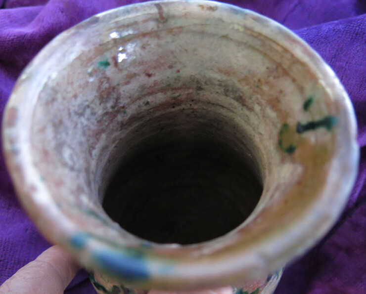 ASIA MINOR – TROY GALLIPOLI CANAKKALE Clay glazed ceramic jug