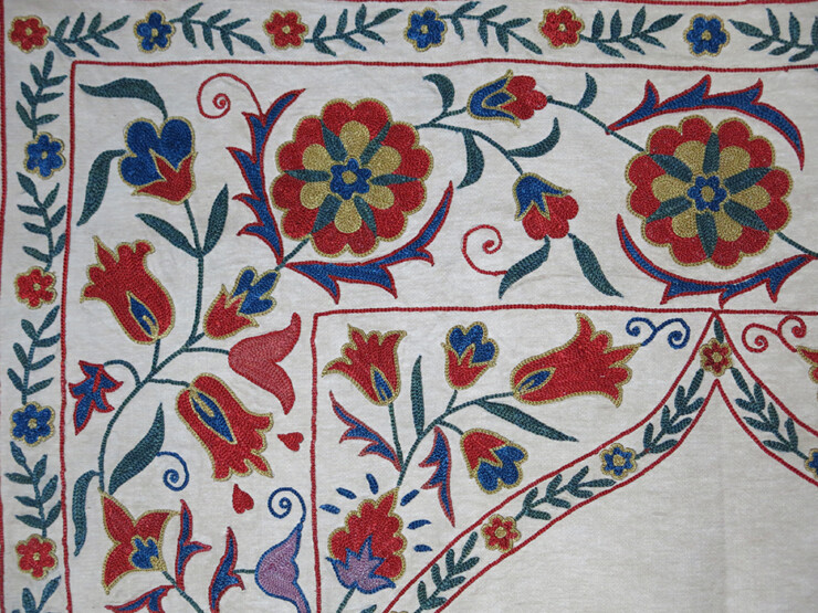 FARGANA VALLEY NAMANGAN Silk embroidery NIM SUZANI