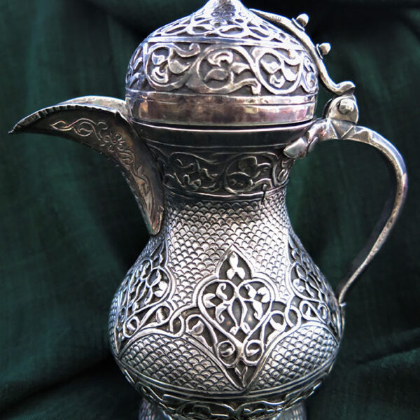 ANATOLIA - ISTANBUL Suleymaniye silver plated mini ewer