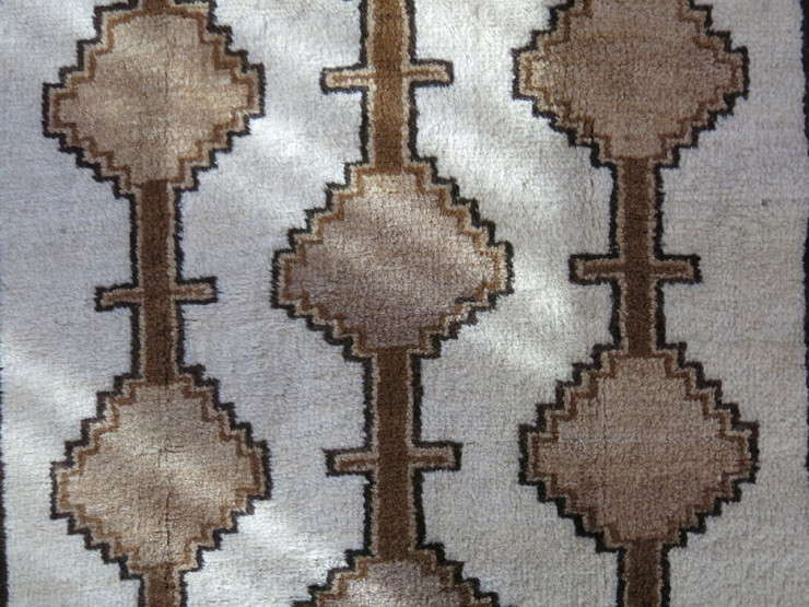QASHKAI GABBEH natural wool tribal rug
