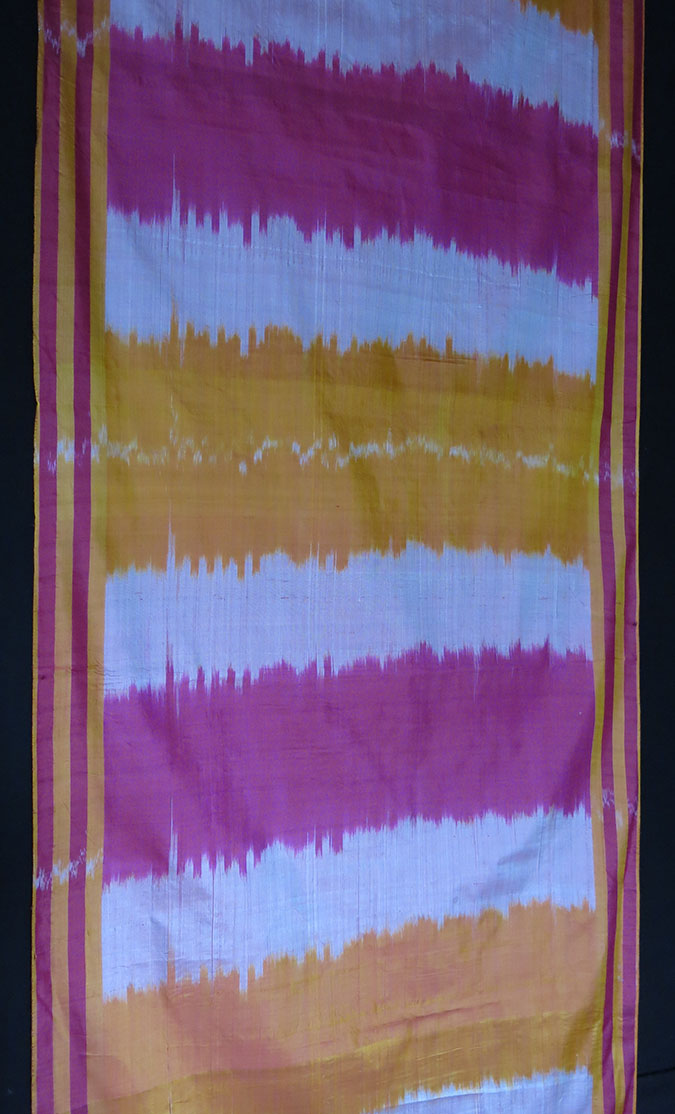 UZBEKISTAN TASHKENT two old Silk shawls