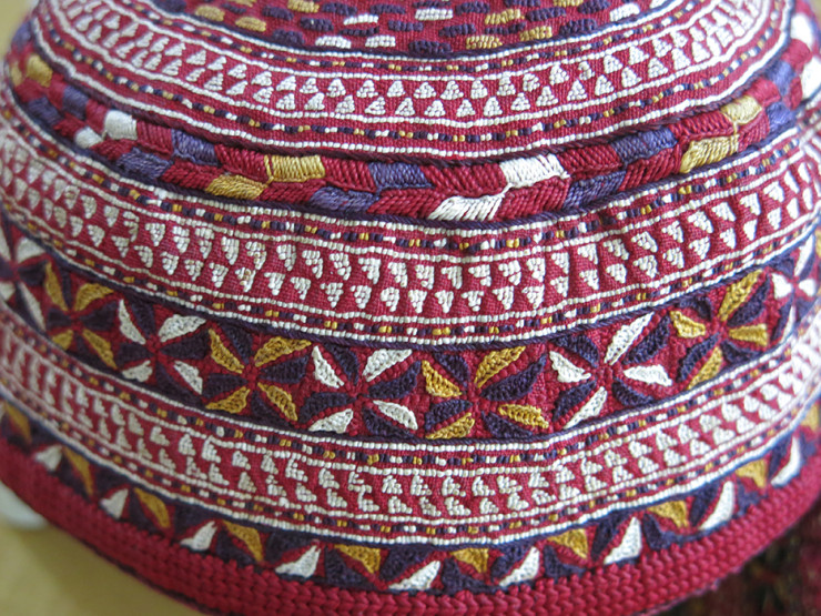 TURKMENISTAN - TEKKE Turkmen ethnic silk embroidery hats