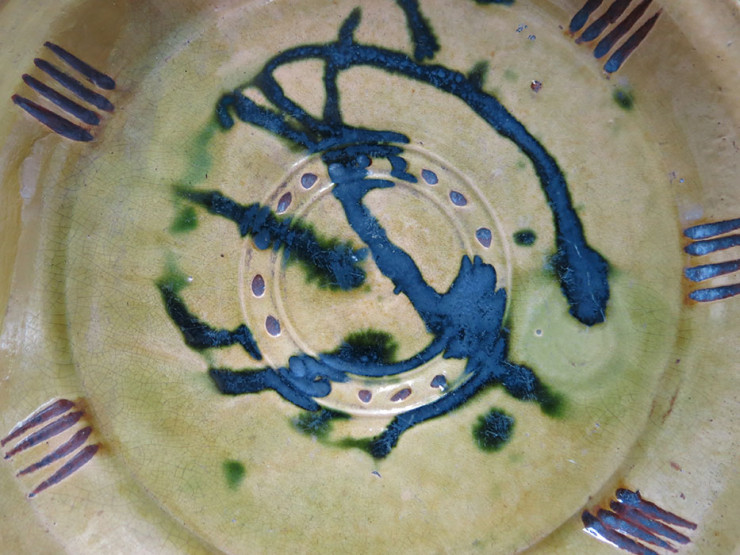 DAGESTAN - DERBENT glazed ceramic plates