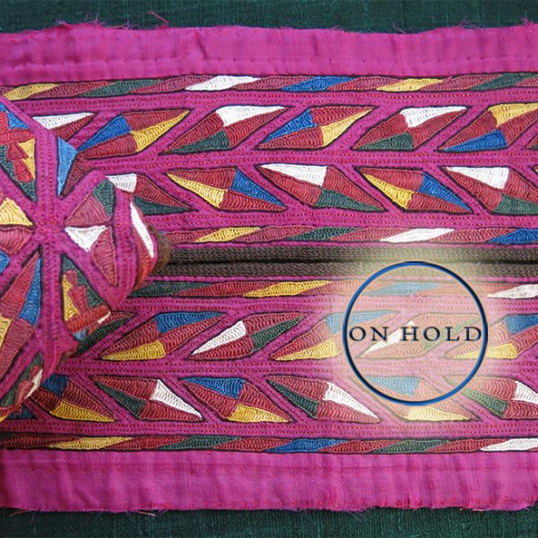 TURKMENISTAN YOMUD silk Chirpy / coat collar