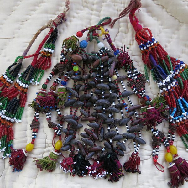 AFGHANISTAN Group of Talisman beaded tassels