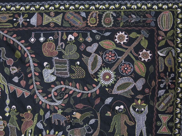 EAST BENGAL KANTHA EMBROIDERY HANGING