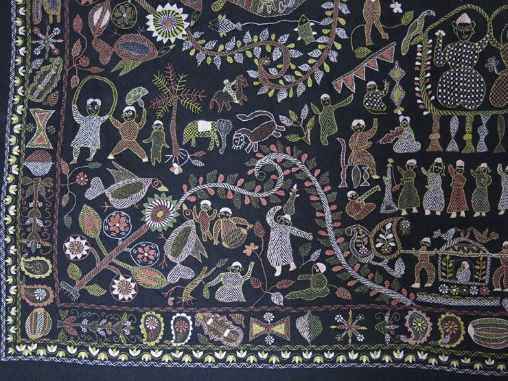 EAST BENGAL KANTHA EMBROIDERY HANGING