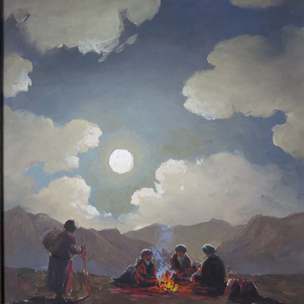 UZBEKISTAN Fargana Valley oil painting