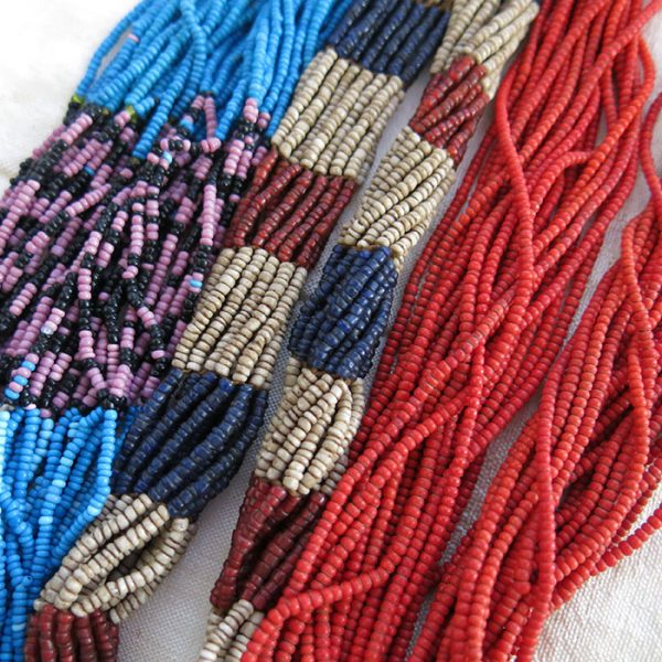 AFGHANISTAN Tribal beaded necklace group