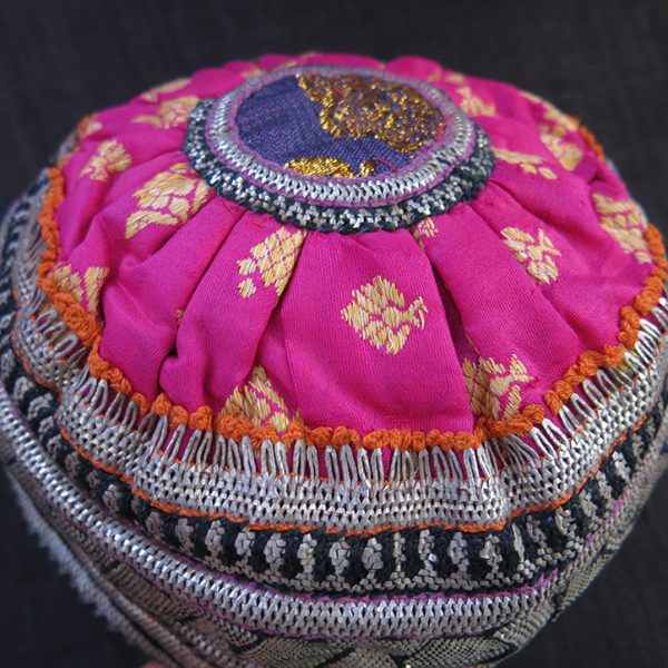 QASHKAI tribal silver embroidery hat