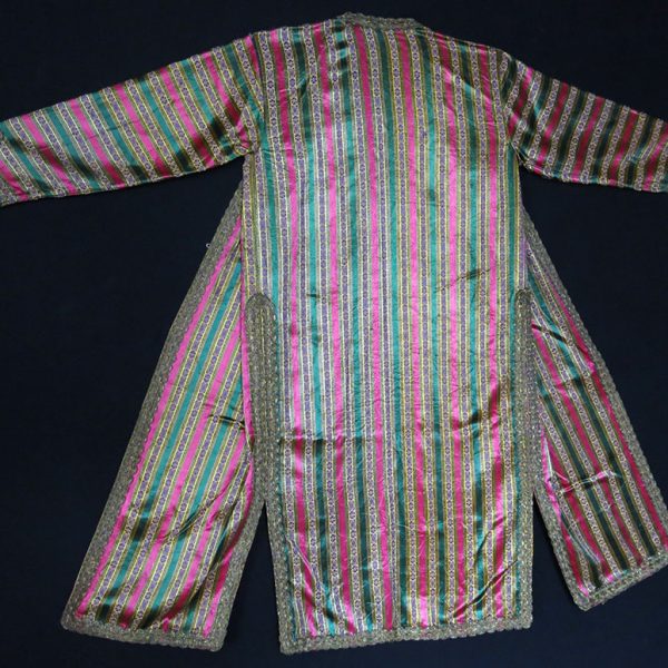 EAST ANATOLIA - GAZIANTEP Ottoman Kutnu silk antique woman's dress