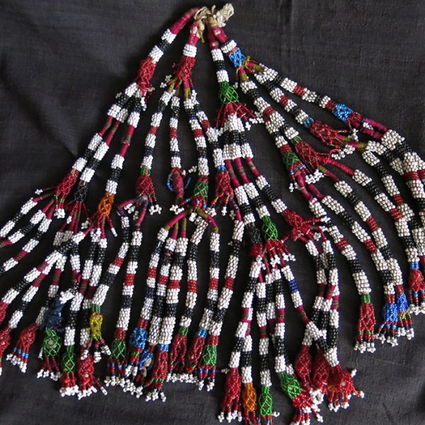 AFGHANISTAN - Turkmen Beaded talisman tassels