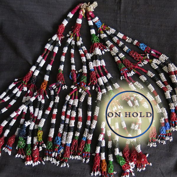 AFGHANISTAN - Turkmen Beaded talisman tassels