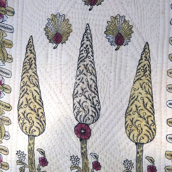 East ANATOLIA TOKAT block printed cotton prayer mat
